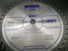 Irwin Classic 15230zr 7-1 4  X 40t General Purpose Circular Saw Blade Bulk