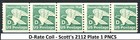 D-rate Domestic Mail Pnc5 Plate 1 Mnh Scott s 2112 Crisp