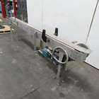 Nercon 4-1 2  X 114  Tabletop Chain Slide Bed Conveyor 208-230 460v  5hp 48fpm