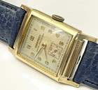 Vintage Hampden Square Watch - 10k Gold Filled  1940s 50s 