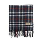 Womens Winter Warm 100  Cashmere Plaid Scarf High Quality Scotland Made Scarves