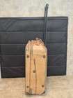 Hartmann Limited Edition Belting Leather Vintage Carry On Luggage On Wheels Tan