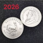 2026 Newest South Africa Silver Krugerrand Coin 1 Oz 999 Silver In A Capsule
