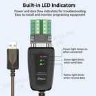 Usb To Serial Adapter Rs485 Rs422 R232  3 In 1 Interface  Supports Dc 5v With   