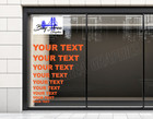 Vinyl Window Lettering Custom Business Name Sign Storefront Decal