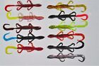 100 - 6  Soft Plastic Lizards - 10 Different Colors - Bass Fishing Lures - Mix2