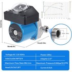 110v Circulation Pump W  Timer 10 Gpm Hot Water Recirculating Pump For Boiler