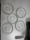 Lead Crystal Coasters Set Of 5 Princess House Royal Highlights 1988 Vintage