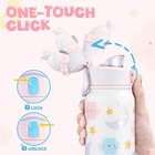  Kids Water Bottle 12oz Insulated Water Bottle  Double 12 Ounces White Cloud