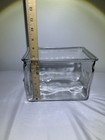 Vintage Rectangle Ribbed Glass Car Battery Box Use As An Aquarium Or Terrarium  