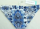 Seafolly Hipster Bikini Swim Bottom 4 6 8 12 Mandala French Blue Reversible New