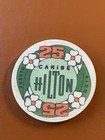  25 Caribe Hilton San Juan Puerto Rico Casino Chip Cc Chc-25a