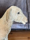 Antique Steiff Era Straw Mohair Donkey Pull Toy On Wheels Germany 1920s 19   