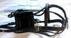 Driving Headstall Bridle Black  Nice Quality Leather  Patent Blinkers