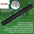 Flowguard Gutter Guard  Usa Made Professional Diy 5 Inch 50-year Gutter Cover Le