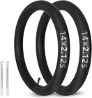 2 Pack 14x2 125 Bike Tube With Bent Valve For El