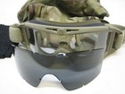 New Revision Locust Military Goggles Eye Pro Clear Dark Lens Kit Multicam Ocp