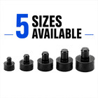 Push-in Silicone Rubber Panel Feet Bumpers Select Size Compression Stem Shop Use