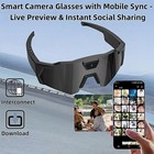 Smart Camera Glasses  Outdoor Sports Hd Recording Video  Cycling Action Sunglass