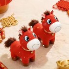 1pc 25cm  Pony Plush Toy Sad Horse Plush Doll Horse Doll Stuffed Toy Gift