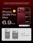 Magicjohnfor Iphone 18 17 16 15 14 13 12 Pro Max Tempered Glass Screen Protector
