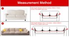 4 Seater Stretch Sofa Cover Elastic Slipcover 90-118 In