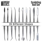 Sculpting Tools - 10 Pcs - Wax Carvers - Green Stuff Carver Tool - Wargames