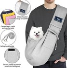 Cuby Dog Cat Sling Carrier - Hands Free Reversible Pet Bag Up To 12 Lbs Small