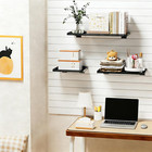 Heavy Duty Slatwall Shelf 30x12inch  Steel Slatwall Accessories Storage Rack For