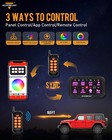 Auxbeam Ac-800 Rgb 8 Gang Switch Panel Pod Bluetooth With App remote Control Led