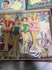 Vtg 1940-50 Over 300 Paper Doll Set Dolls Dresses Outfits Accesories Near Mint