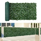 6ft Artificial Hedge Faux Ivy Leaves Privacy Fence Screen Garden Home Wall Decor