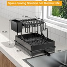 Large Dish Drying Rack dish Rack 2 Tier