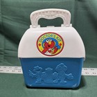 Sesame Street Elmo Doctor Kit Lot Fisher Price Medical Set W case 1998 - Read