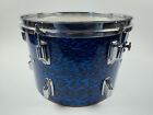 Vtg 1960 s Rogers Holiday Onyx Blue 13  X 9  Tom Drum Fullerton Swivomatic Mount