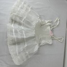 Vtg Sweet N Sassy White Full Circle Ruffles Petticoat Slip 3t  read  Lace Bell