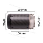 For Yamaha Yzf R6 2006-2024 Slip On Exhaust System Mid Pipe 60mm Carbon Muffler