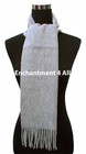 New Classic 100  2-ply Cashmere Scarf Muffler  Lt Gray