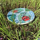 Bieye Mss001 Tiffany Style Stained Glass Mosaic Decorative Stepping Stone For