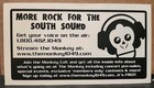 2010 Radio Sticker Funky Monkey 104 9 Fm  Seattle Tacoma Washington Hard Rock