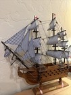 Hms Victory Model New Mint Condition Wood Pre-assembled 15  Tall 14  Wide 