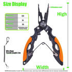 1pc Stainless Steel Fishing Pliers Hook Remover Line Cutter Multi Tool - New