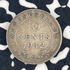 1942-c Newfoundland 10 Cents Lot f4071 Silver 