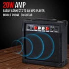 Lyxpro 20w Electric Guitar Amp  Guitar Amplifier W built-in Speaker - Black