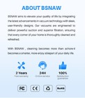 Bsnaw Cordless Stick Vacuum Cleaner Vacuum For Pet Home Hard Floor Lightweight