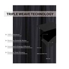 2 Panels 100  Blackout Curtain Set Solid Color With Rod Pocket Grommet Drapes   