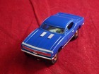 New 67 Blue white Camaro Model Motoring T-jet Ho Scale Slot Car -aurora Rrr