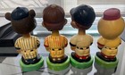 4 Vintage Nodder Bobbleheads Cubs Reds Phillies Red Sox Green Base
