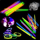 Glow 100pcs Fluorescence Light Glow Party Sticks Bracelets Necklaces Neon For -
