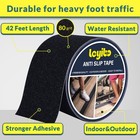 Leyibo Anti Slip Tape  4 Inch X 42 Ft Grip Tape For Stairs Outdoor indoor  Wa   